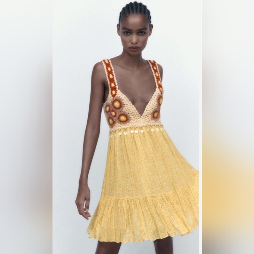 Zara Crochet Dress